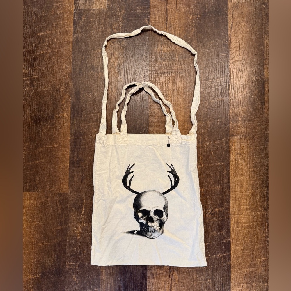 One Teaspoon Cream Canvas Tote